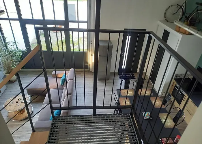 Cosy-Loft Industriel , Jacuzzi , Wifi , 6 Personnes Max